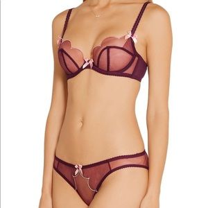 lorna burgundy bra by agent provocateur